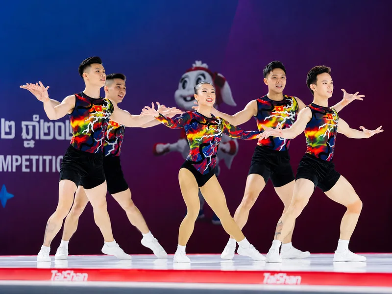 Đội tuyển aerobic Việt Nam từng giành nhiều huy chương tại SEA Games, World Cup và các giải quốc tế.