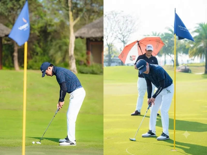 Tư thế setup ổn định và chuyển động mượt là nền tảng giúp golfer tạo ra những cú putt nhất quán.