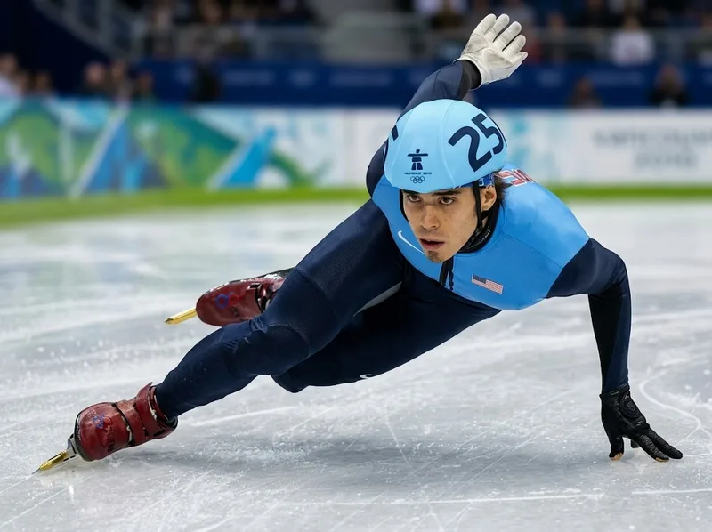 Apolo Ohno là một trong những vận động viên đường ngắn thành công nhất của thể thao Mỹ